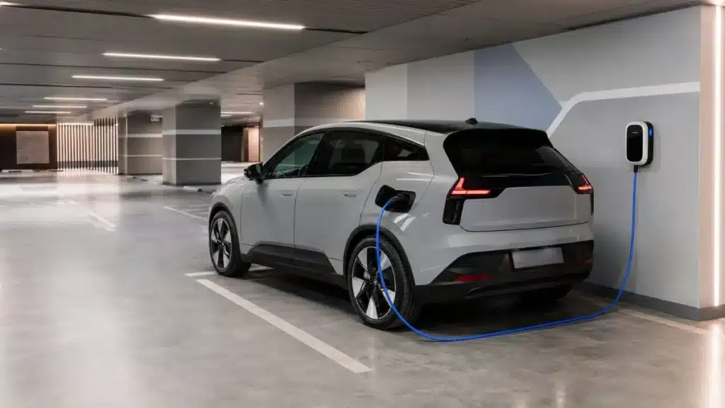 carregador de carro elétrico em condomínio