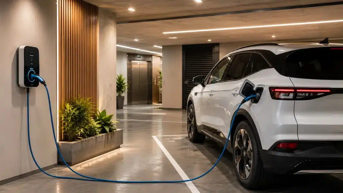 Carro elétrico em condomínio: procura por carregadores cresce 80%